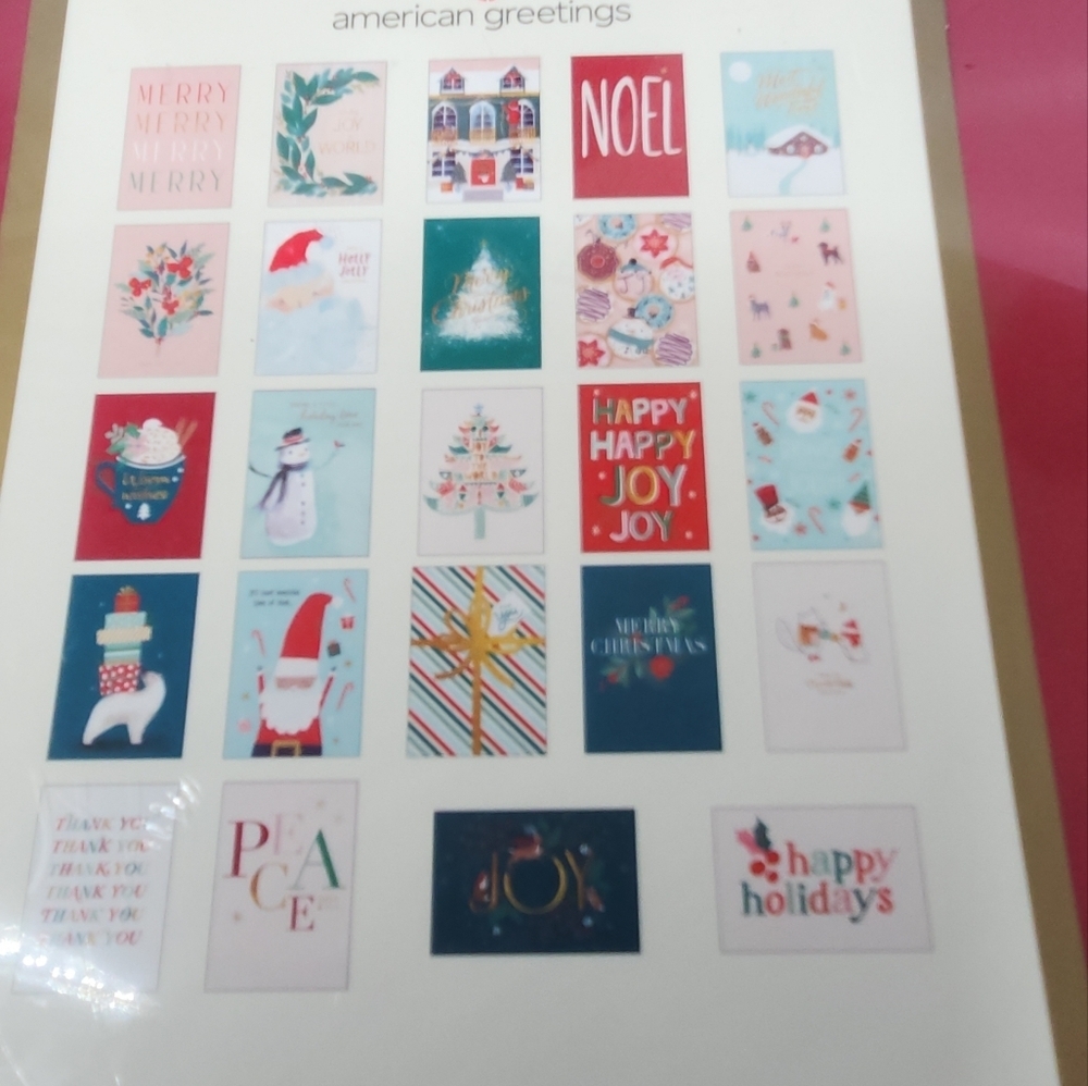 Boxed Holiday Cards Set 24ct - American Greetings: Christmas Cards Pack - Picture 8 of 12